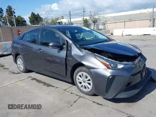 2022 Toyota Prius L Eco with VIN JTDKAMFU4N3177258, listed as a IAAI auction lot 39148811 with 50,902 mi miles and . Bid and sale history available at DreamBid. Image 1.