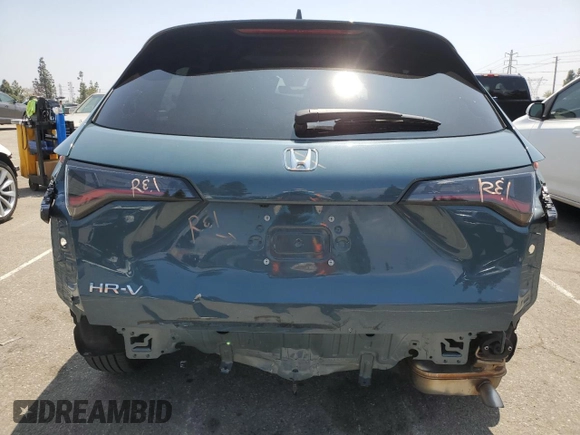 2025 Honda HR-V EX-L z VIN 3CZRZ1H78SM700850, wystawiony jako Copart lot #55577205 z przebiegiem 13 132 mil mil oraz Szkoda całkowita • Salvage title. Historia ofert i sprzedaży dostępna na DreamBid. Obrazek 6.