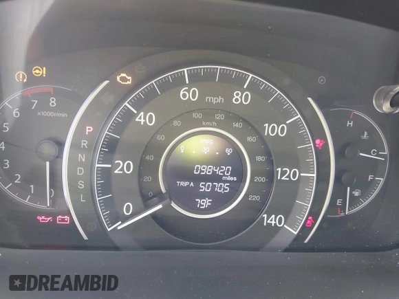 2015 Honda CR-V EX with VIN 2HKRM3H57FH521659, listed as a IAAI auction lot 41876064 with 98,420 mi miles and . Bid and sale history available at carsss.com. Image 7.