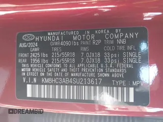 2025 Hyundai Kona SEL с VIN KM8HC3AB4SU213617, выставлен на аукционе IAAI как лот 42054129 с пробегом 16 162 миль миль и . История ставок и продаж доступна на DreamBid. Изображение 9.