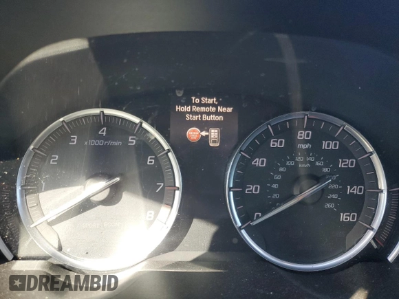 2018 Acura TLX w/Technology Pkg with VIN 19UUB1F57JA005679, listed as a Copart auction lot 87848785 with 0 mi miles and Salvage Title. Bid and sale history available at carsss.com. Image 9.