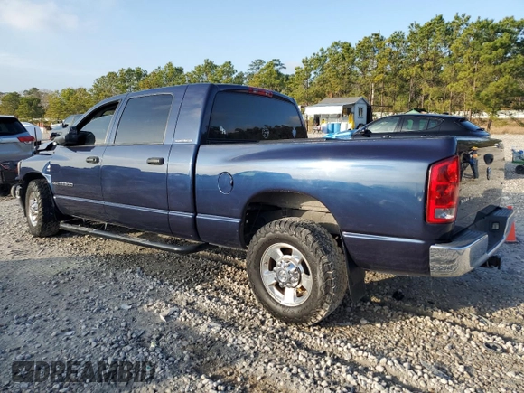 2006 Dodge Ram 2500 SLT with VIN 3D7KR29C46G208948, listed as a Copart auction lot 43755215 with 214,270 mi miles and Salvage Title. Bid and sale history available at carsss.com. Image 2.