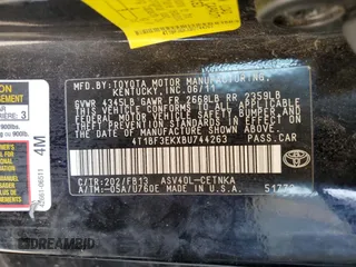 2011 Toyota Camry LE with VIN 4T1BF3EKXBU744263, listed as a Copart auction lot 62218985 with 268,601 mi miles and Clean title. Bid and sale history available at DreamBid. Image 12.
