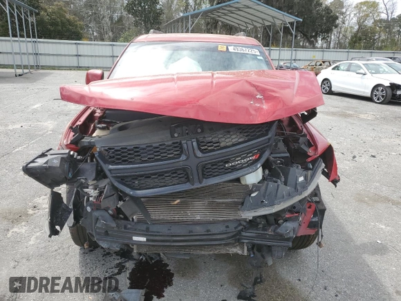 2017 Dodge Journey Crossroad Plus with VIN 3C4PDCGG4HT613860, listed as a Copart auction lot 58511275 with Not provided miles and Salvage title. Bid and sale history available at DreamBid. Image 5.