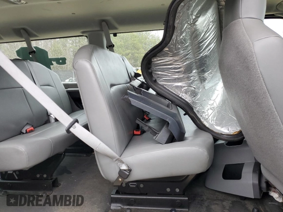 2013 Ford Econoline Passenger XL with VIN 1FMNE1BL4DDA74312, listed as a Copart auction lot 47883195 with 52,654 mi miles and Salvage title. Bid and sale history available at DreamBid. Image 11.