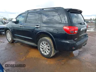 2008 Toyota Sequoia Platinum with VIN 5TDZY67A68S013121, listed as a IAAI auction lot 41789557 with 175,152 mi miles. Bid and sale history available at carsss.com. Image 3.
