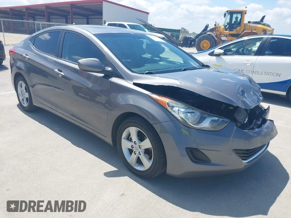 2011 Hyundai Elantra GLS with VIN 5NPDH4AE2BH060735, listed as a IAAI auction lot 42075170 with 109,423 mi miles. Bid and sale history available at carsss.com. Image 1.