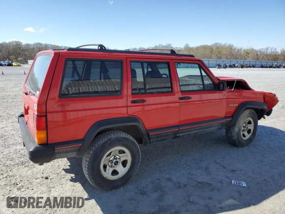 1995 Jeep Cherokee Sport with VIN 1J4FJ68S2SL666126, listed as a Copart auction lot 50496735 with 158,523 mi miles and Salvage title. Bid and sale history available at DreamBid. Image 3.