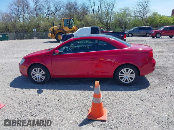 2009 Volkswagen Eos Komfort with VIN WVWBA71F39V008482, listed as a IAAI auction lot 42047734 with 109,307 mi miles and . Bid and sale history available at DreamBid. Image 14.