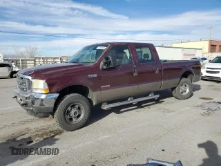 2004 Ford Super Duty F-250 XL with VIN 1FTNW21P34EA88367, listed as a Copart auction lot 47694955 with 115,593 mi miles and Salvage Title. Bid and sale history available at carsss.com. Image 1.
