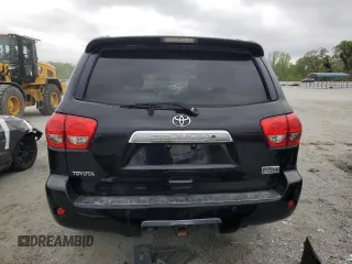 2008 Toyota Sequoia Platinum with VIN 5TDBY67A78S009399, listed as a Copart auction lot 52885125 with 137,569 mi miles and Clean Title. Bid and sale history available at carsss.com. Image 6.