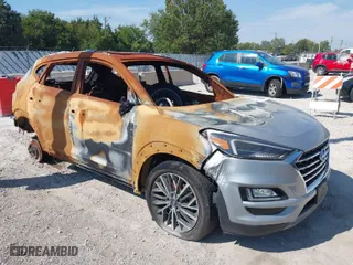 2020 Hyundai Tucson SEL with VIN KM8J3CAL1LU168938, listed as a IAAI auction lot 40317942 with 1 mi miles. Bid and sale history available at carsss.com. Image 1.