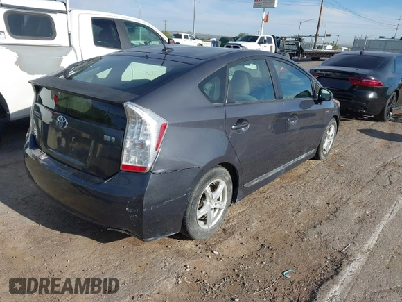 2011 Toyota Prius I with VIN JTDKN3DU7B5305235, listed as a IAAI auction lot 42152093 with 201,396 mi miles and . Bid and sale history available at DreamBid. Image 4.