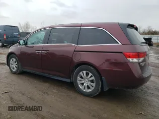 2017 Honda Odyssey EX z VIN 5FNRL5H49HB017797, wystawiony jako Copart lot #48379005 z przebiegiem 96 939 mil mil oraz Szkoda całkowita • Salvage title. Historia ofert i sprzedaży dostępna na DreamBid. Obrazek 2.
