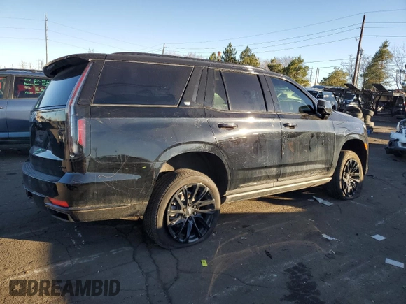 2024 Cadillac Escalade 4WD Sport Platinum z VIN 1GYS4GKL0RR161903, wystawiony jako Copart lot #84055034 z przebiegiem 8 488 mil mil oraz Szkoda całkowita • Salvage title. Historia ofert i sprzedaży dostępna na DreamBid. Obrazek 3.