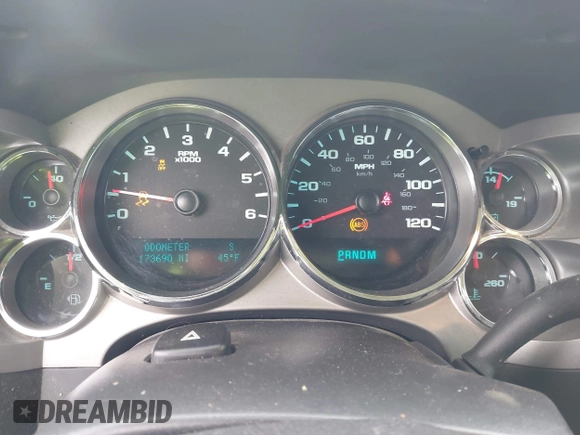 2013 Chevrolet Silverado 1500 LT with VIN 3GCPKSE76DG110353, listed as a IAAI auction lot 41947245 with 173,690 mi miles and . Bid and sale history available at DreamBid. Image 7.