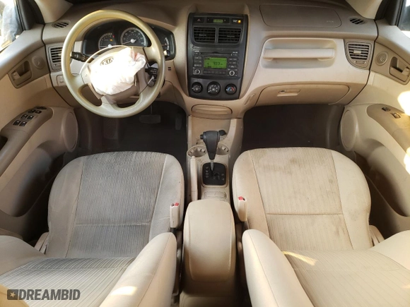 2009 Kia Sportage LX with VIN KNDJF724297610238, listed as a Copart auction lot 49622845 with 145,385 mi miles and Salvage Title. Bid and sale history available at carsss.com. Image 8.