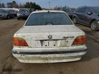 2000 BMW 7 Series 740iL with VIN WBAGH834XYDP07127, listed as a Copart auction lot 45226845 with 0 mi miles and Non Repairable. Bid and sale history available at carsss.com. Image 6.