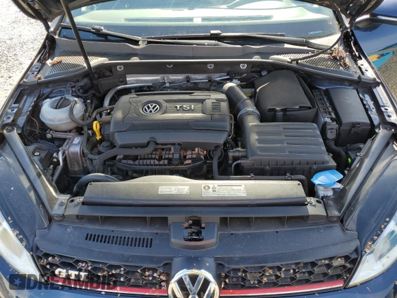 2017 Volkswagen Golf GTI S with VIN 3VW5T7AU2HM003138, listed as a Copart auction lot 49998195 with 112,695 mi miles and Salvage Title. Bid and sale history available at carsss.com. Image 11.