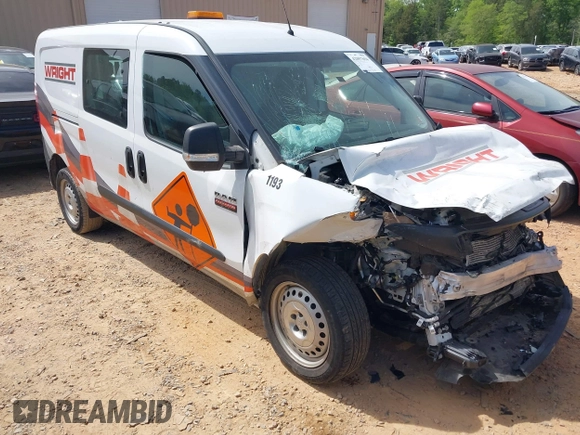 2020 Ram ProMaster City Cargo Tradesman z VIN ZFBHRFAB0L6S47079, wystawiony jako IAAI lot #42057694 z przebiegiem 69 115 mil mil oraz . Historia ofert i sprzedaży dostępna na DreamBid. Obrazek 1.
