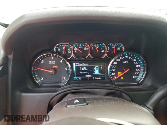 2019 Chevrolet Tahoe LT with VIN 1GNSKBKC2KR349527, listed as a Copart auction lot 58496695 with 128,590 mi miles and Salvage title. Bid and sale history available at DreamBid. Image 9.