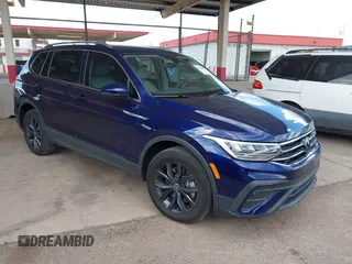 2024 Volkswagen Tiguan SE z VIN 3VVNB7AX0RM057508, wystawiony jako IAAI lot #42816004 z przebiegiem 9 334 mil mil oraz . Historia ofert i sprzedaży dostępna na DreamBid. Obrazek 1.