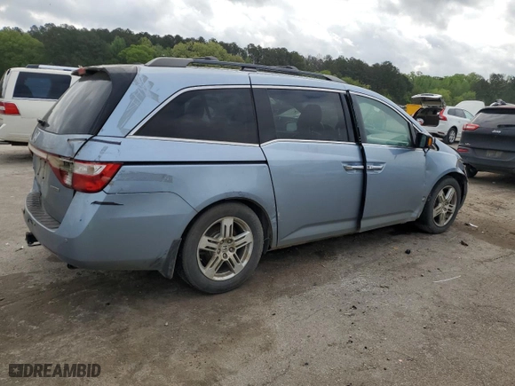 2013 Honda Odyssey Touring with VIN 5FNRL5H99DB057612, listed as a Copart auction lot 51053985 with 292,364 mi miles and Clean Title. Bid and sale history available at carsss.com. Image 3.