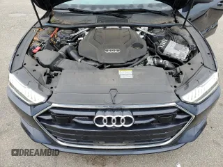 2021 Audi A7 Premium Plus with VIN WAUR2AF26MN081141, listed as a Copart auction lot 62946624 with 27,260 mi miles and Salvage Title. Bid and sale history available at carsss.com. Image 11.