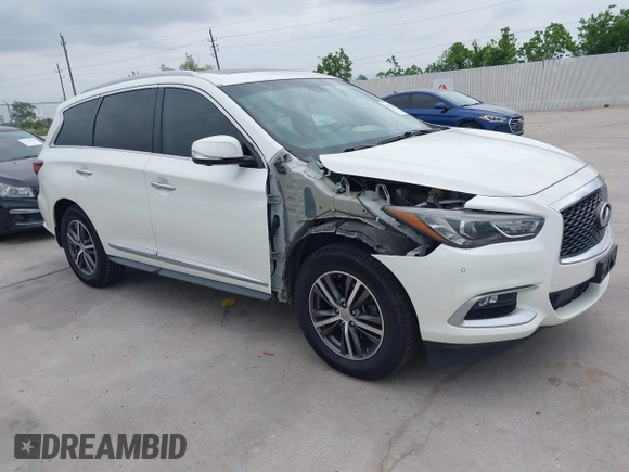 2016 Infiniti QX60 with VIN 5N1AL0MNXGC532149, listed as a IAAI auction lot 42034650 with 124,126 mi miles and . Bid and sale history available at DreamBid. Image 1.
