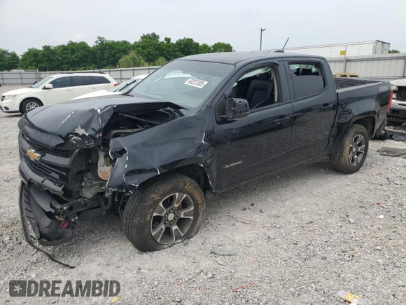 2015 Chevrolet Colorado 2WD Z71 with VIN 1GCGSCE35F1261995, listed as a Copart auction lot 60237005 with 173,319 mi miles and Salvage title. Bid and sale history available at DreamBid. Image 1.
