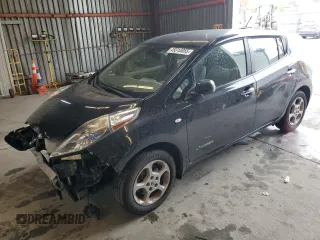 2011 Nissan LEAF SL-e with VIN JN1AZ0CP0BT008767, listed as a Copart auction lot 49310855 with 125,719 mi miles and Salvage Title. Bid and sale history available at carsss.com. Image 1.