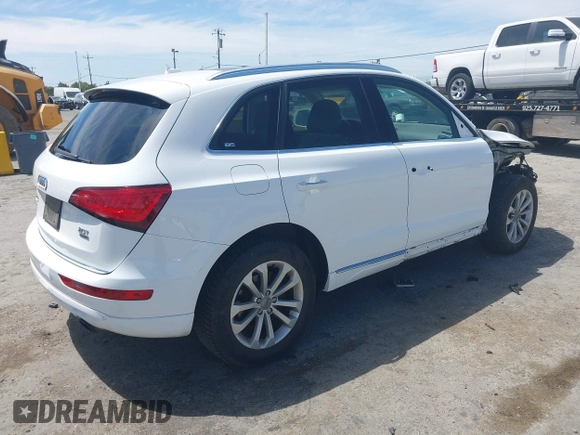 2016 Audi Q5 Premium Plus with VIN WA1L2AFP5GA129934, listed as a IAAI auction lot 42625281 with 93,521 mi miles and . Bid and sale history available at DreamBid. Image 4.