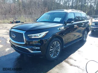 2019 Infiniti QX80 LUXE with VIN JN8AZ2NF6K9688916, listed as a IAAI auction lot 41204507 with NaN miles. Bid and sale history available at carsss.com. Image 17.