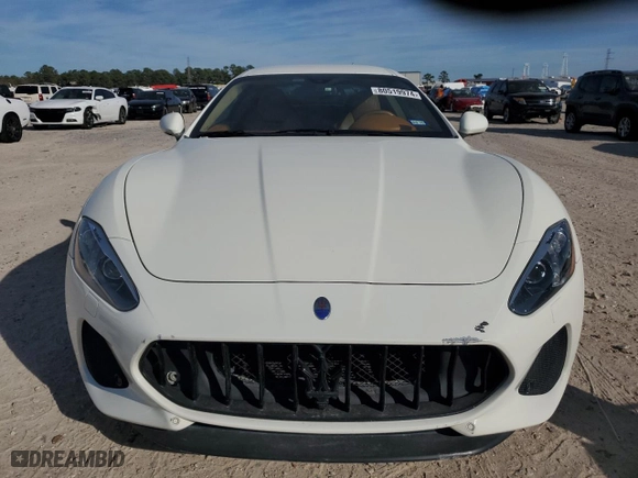 2018 Maserati GranTurismo Sport with VIN ZAM45VLA9J0270099, listed as a Copart auction lot 80519974 with 31,938 mi miles and Salvage Title. Bid and sale history available at carsss.com. Image 5.
