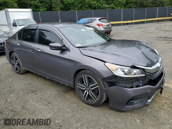2016 Honda Accord Sport with VIN 1HGCR2F55GA116883, listed as a Copart auction lot 57898515 with 233,007 mi miles and Salvage title. Bid and sale history available at DreamBid. Image 4.