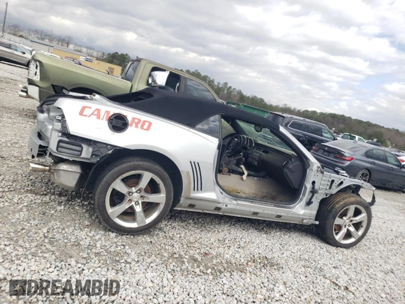 2011 Chevrolet Camaro 2LT with VIN 2G1FC3DD9B9175848, listed as a Copart auction lot 47947405 with Not provided miles and Salvage title. Bid and sale history available at DreamBid. Image 3.