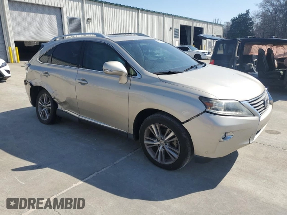 2015 Lexus RX 350 with VIN 2T2ZK1BA4FC161300, listed as a Copart auction lot 48799595 with 123,121 mi miles and Salvage Title. Bid and sale history available at carsss.com. Image 4.