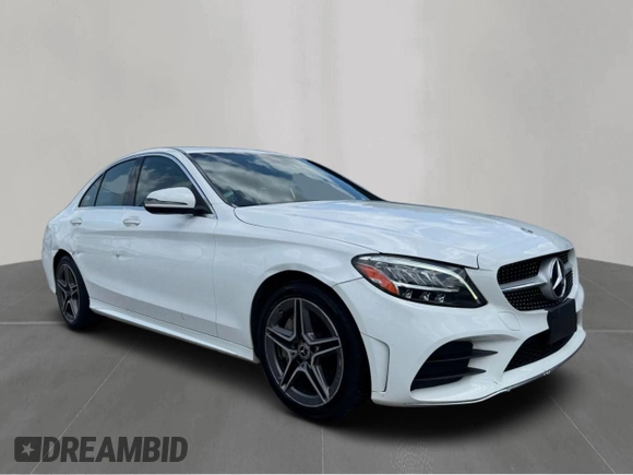 2020 Mercedes-Benz C 300 with VIN WDDWF8EB0LR541976, listed as a Copart auction lot 59666185 with 85,591 mi miles and Clean title. Bid and sale history available at DreamBid. Image 1.