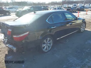 2008 Lexus LS 600h L with VIN JTHDU46F685005113, listed as a IAAI auction lot 41292558 with 176,635 mi miles and . Bid and sale history available at DreamBid. Image 4.