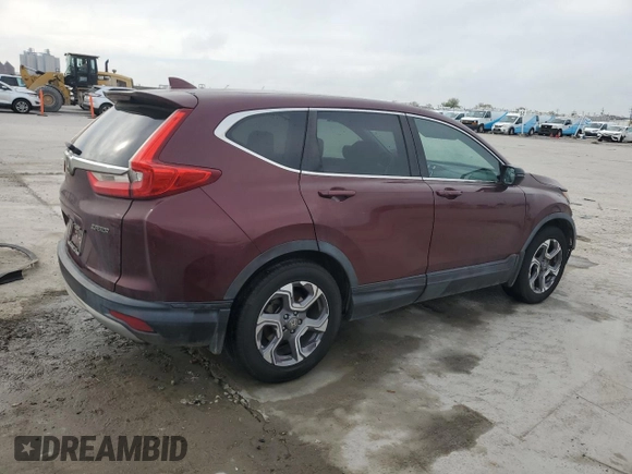 2017 Honda CR-V EX with VIN 7FARW1H58HE029274, listed as a Copart auction lot 50643985 with 143,909 mi miles and Salvage Title. Bid and sale history available at carsss.com. Image 3.