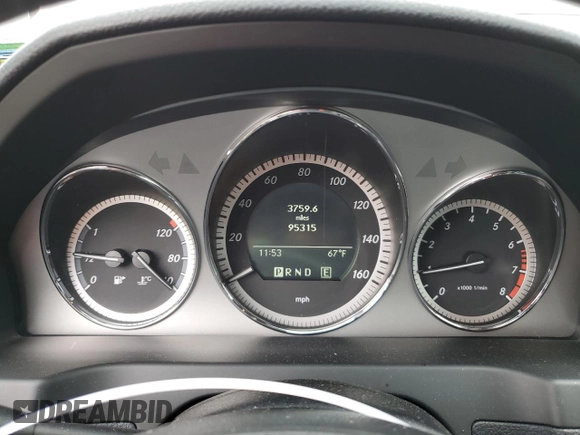 2011 Mercedes-Benz C-Class C 300 Sport with VIN WDDGF8BB0BR149653, listed as a Copart auction lot 52490125 with 95,315 mi miles and Salvage Title. Bid and sale history available at carsss.com. Image 9.