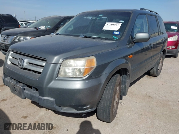 2008 Honda Pilot SE z VIN 5FNYF28328B010912, wystawiony jako IAAI lot #41791807 z przebiegiem 247 065 mil mil oraz . Historia ofert i sprzedaży dostępna na DreamBid. Obrazek 2.