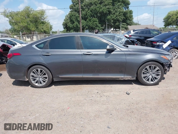 2018 Genesis G80 3.8L z VIN KMHGN4JE6JU247918, wystawiony jako IAAI lot #42423370 z przebiegiem 154 840 mil mil oraz . Historia ofert i sprzedaży dostępna na DreamBid. Obrazek 14.