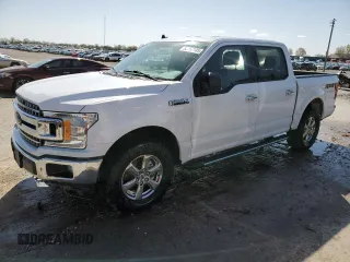 2019 Ford F-150 XL with VIN 1FTEW1E57KKE02961, listed as a Copart auction lot 52257105 with 117,296 mi miles and Salvage Title. Bid and sale history available at carsss.com. Image 1.