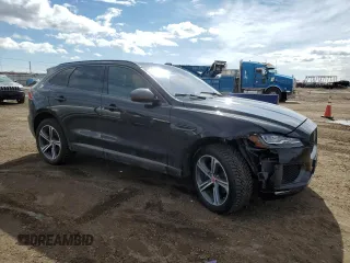 2020 Jaguar F-Pace with VIN SADCX2GX5LA625309, listed as a Copart auction lot 47579175 with 30,898 mi miles and Salvage title. Bid and sale history available at DreamBid. Image 4.