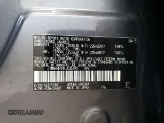 2015 Toyota RAV4 LE with VIN JTMBFREV4FJ036390, listed as a Copart auction lot 46738035 with 39,178 mi miles and Salvage Title. Bid and sale history available at DreamBid. Image 12.