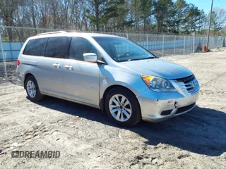 2010 Honda Odyssey EX with VIN 5FNRL3H4XAB022419, listed as a IAAI auction lot 41823172 with 188,650 mi miles. Bid and sale history available at carsss.com. Image 1.