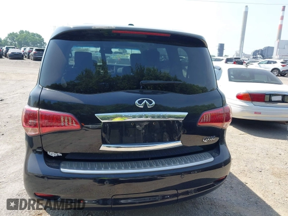 2014 Infiniti QX80 with VIN JN8AZ2NEXE9064144, listed as a IAAI auction lot 42810995 with 210,231 mi miles and . Bid and sale history available at DreamBid. Image 16.