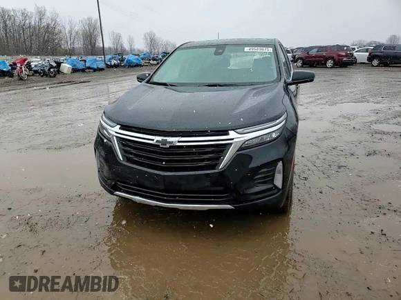 2023 Chevrolet Equinox LT with VIN 3GNAXUEG0PL147369, listed as a Copart auction lot 49589675 with 43,528 mi miles and Salvage title. Bid and sale history available at DreamBid. Image 14.