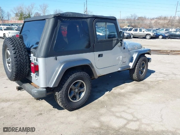 2004 Jeep Wrangler X with VIN 1J4FA39S94P727125, listed as a IAAI auction lot 41731746 with 110,194 mi miles. Bid and sale history available at carsss.com. Image 4.